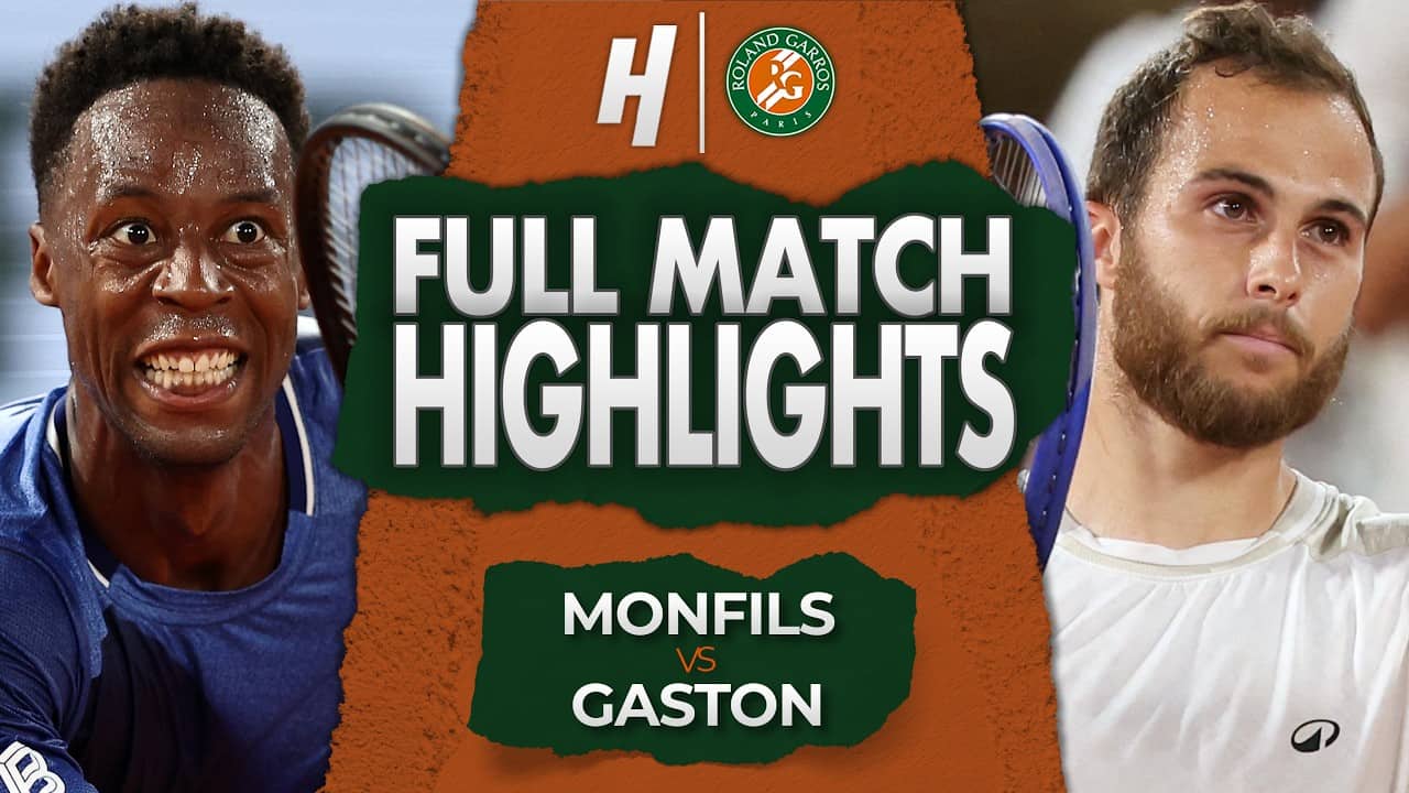 Gael Monfils vs Hugo Gaston - FULL Match Highlights | Roland Garros 2026