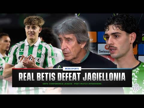 "REALLY LIKED the team" Pellegrini on Real Betis|"MENTALITY IS THE SAME" Cardoso heading into Leg 2