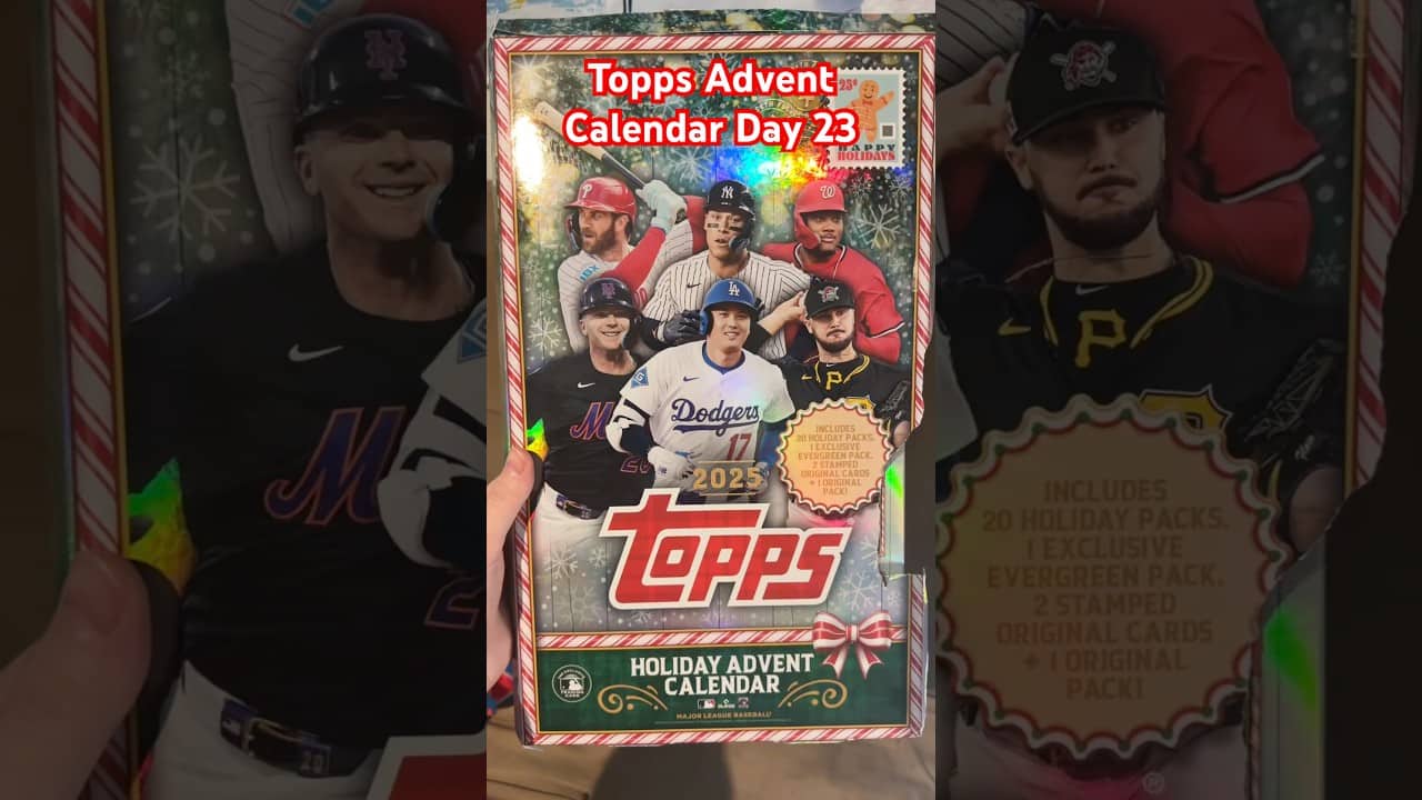 Topps Holiday Advent Calendar Day 23! 🎄 #twinbirdbreaks #topps #baseballcards