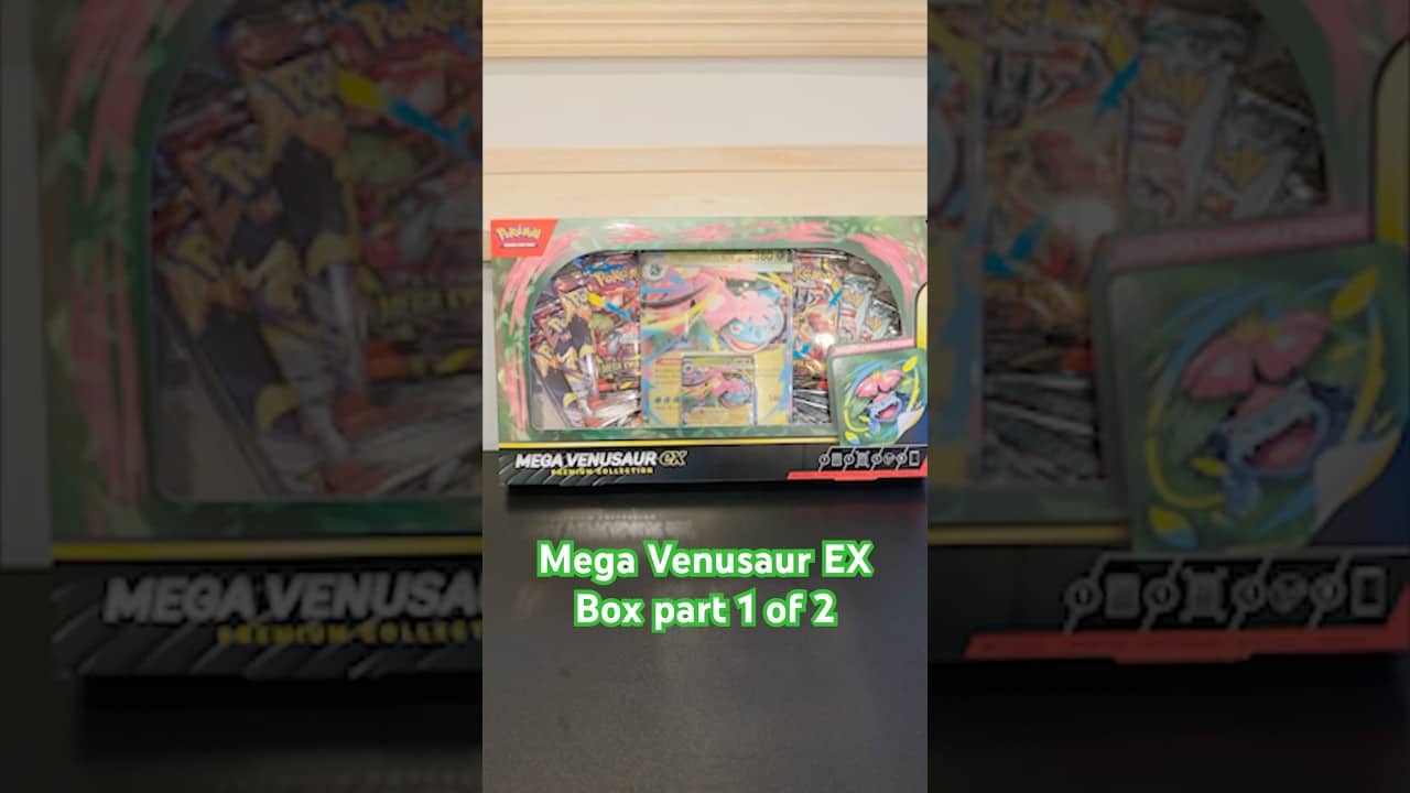 Blake opens a Mega Venusaur EX special edition box, part 1 #pokemoncards