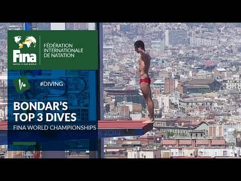 Aleksandr Bondar - Top 3 dives | FINA World Championships