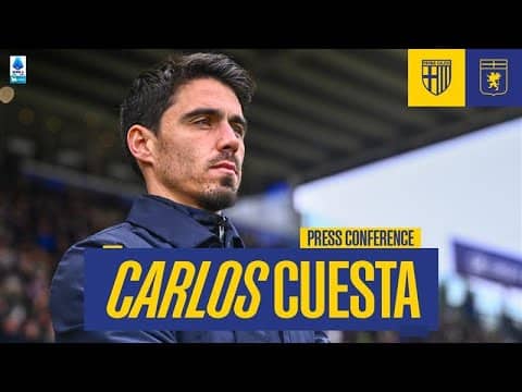 Press Conference | Carlos Cuesta | Parma-Genoa | Serie A Enilive 2025/26