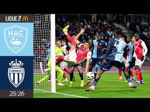⚽️ Résumé : HAC - AS Monaco (0-0) I J19 - L1 McDonald's 2025-2026