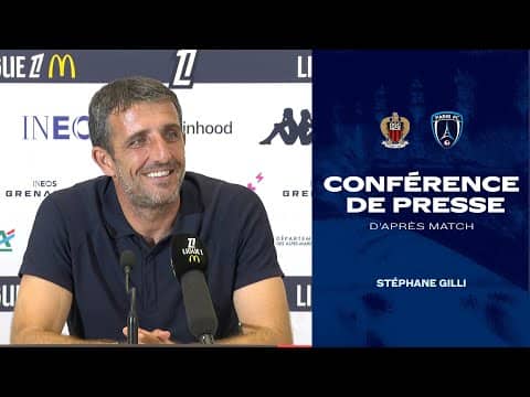 La conférence de presse après le nul à Nice