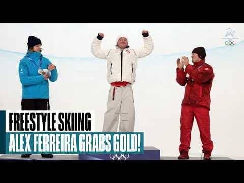 Alex Ferreira stomps his final run, wins ski halfpipe gold