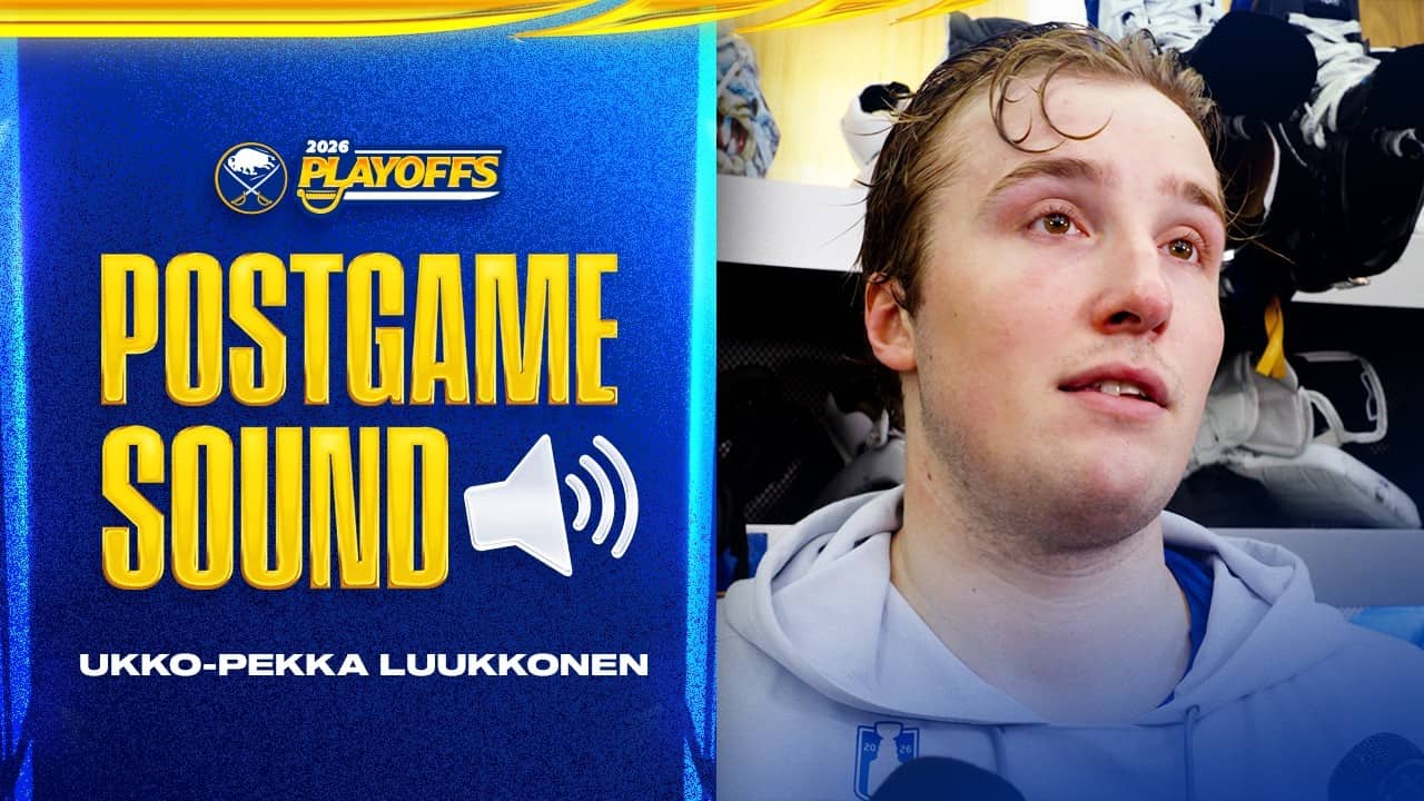 "The Loudest I've Ever Heard It In My Life" | Ukko-Pekka Luukkonen After Game 1 Win | Buffalo Sabres
