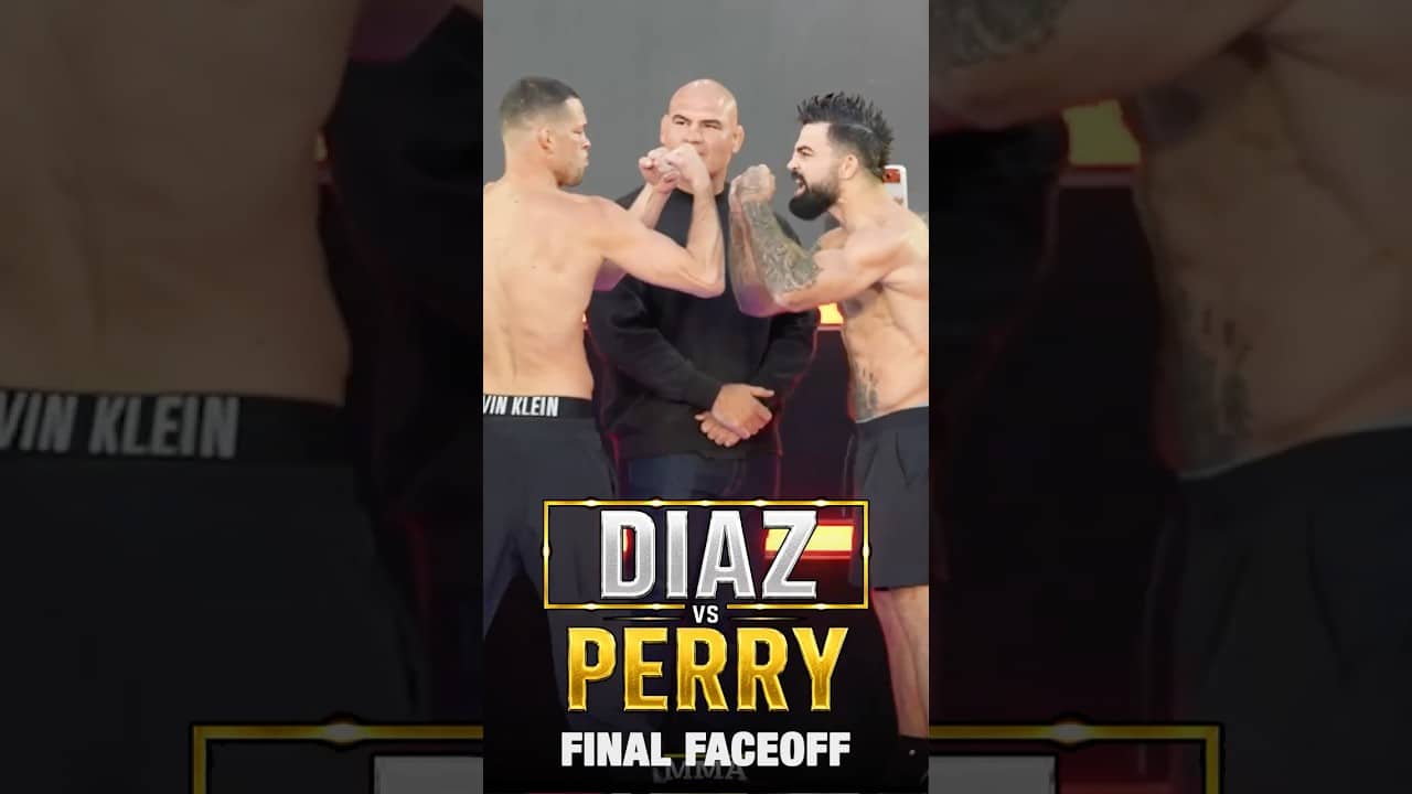 Nate Diaz vs. Mike Perry FINAL FACEOFF | Rousey vs. Carano | MMA Fighting