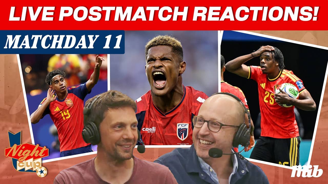 Cape Verde vs Uruguay | Spain v Saudi Arabia I Belgium v Iran LIVE! Post Match Reactions I Night Cup