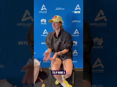 Putting Maya Joint to the test! 🤭 #WTA #AdelaideInternational #Tennis #MayaJoint