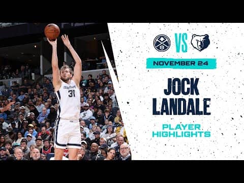 Jock Landale Highlights vs. Denver Nuggets