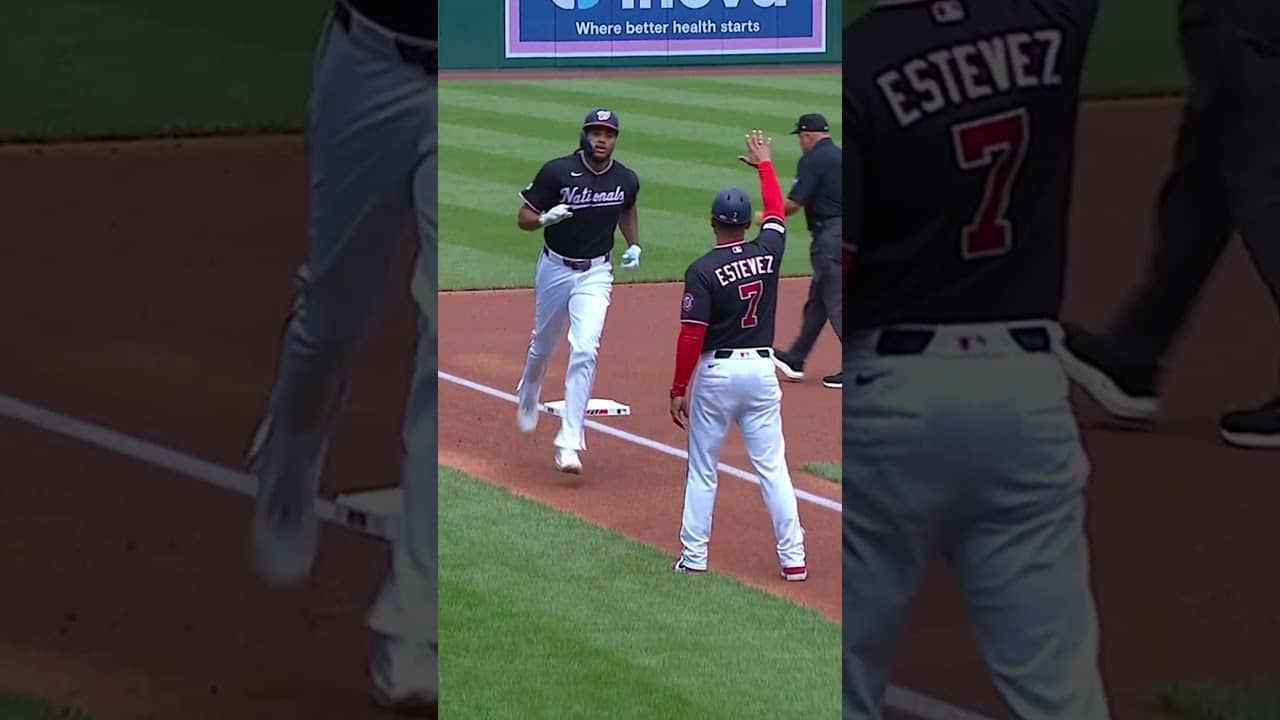 James Wood First Pitch Leadoff BOMB 🪵