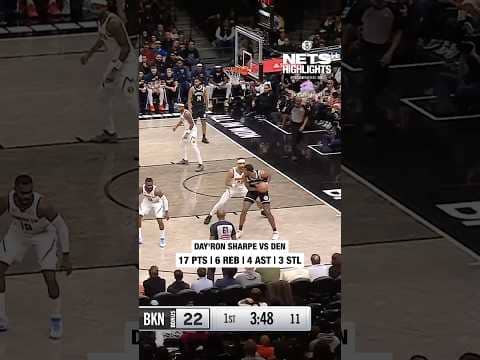 Day'Ron was feeling up the stat sheet 📊 😤 #nba #brooklynnets #highlights