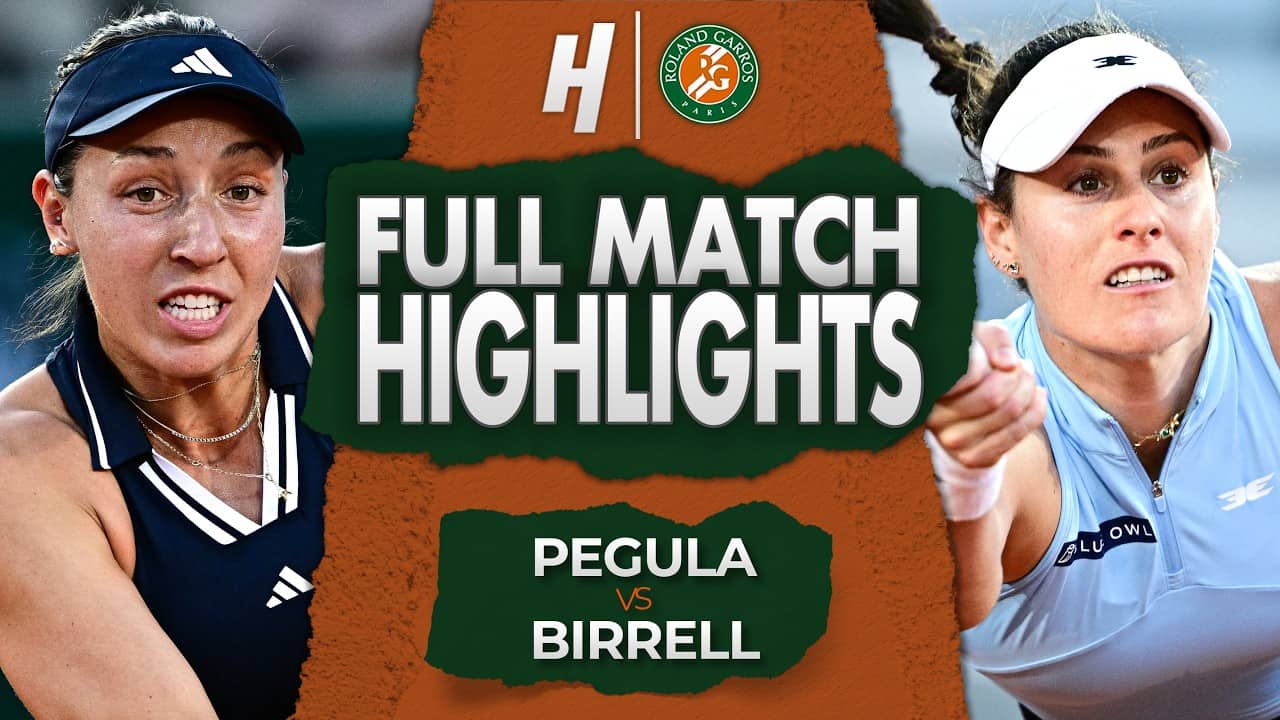Jessica Pegula vs Kimberly Birrell - FULL Match Highlights | Roland Garros 2026