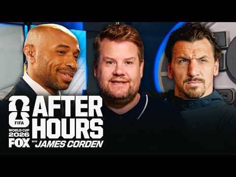 James Corden Becomes Zlatan Ibrahimović & Thierry Henry's Personal Assistant for the Day