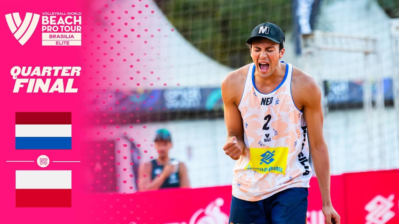Luini/ Immers vs. Łosiak/ Bryl - Quarter Final Highlights | Brasilia 2026 #BeachProTour
