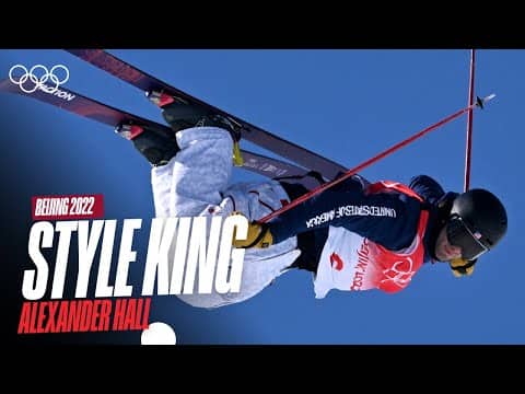 Alexander Hall Wins Olympic Gold with Pure Style | Men's Freeski Slopestyle | Reigning Champions
