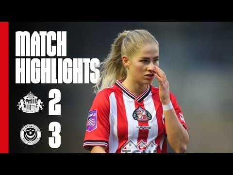Lasses Fall To Late Defeat | SAFC Women 2 - 3 Portsmouth Women | Barclays Women’s Super League 2
