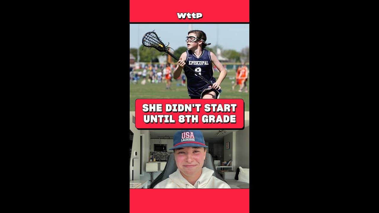 Charlotte North didn't start lacrosse until eighth grade. It's never too late!