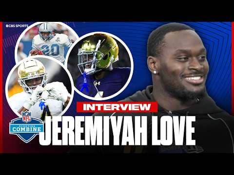 Jeremiyah Love calls Barry Sanders the greatest RB of all time, LOVES anime