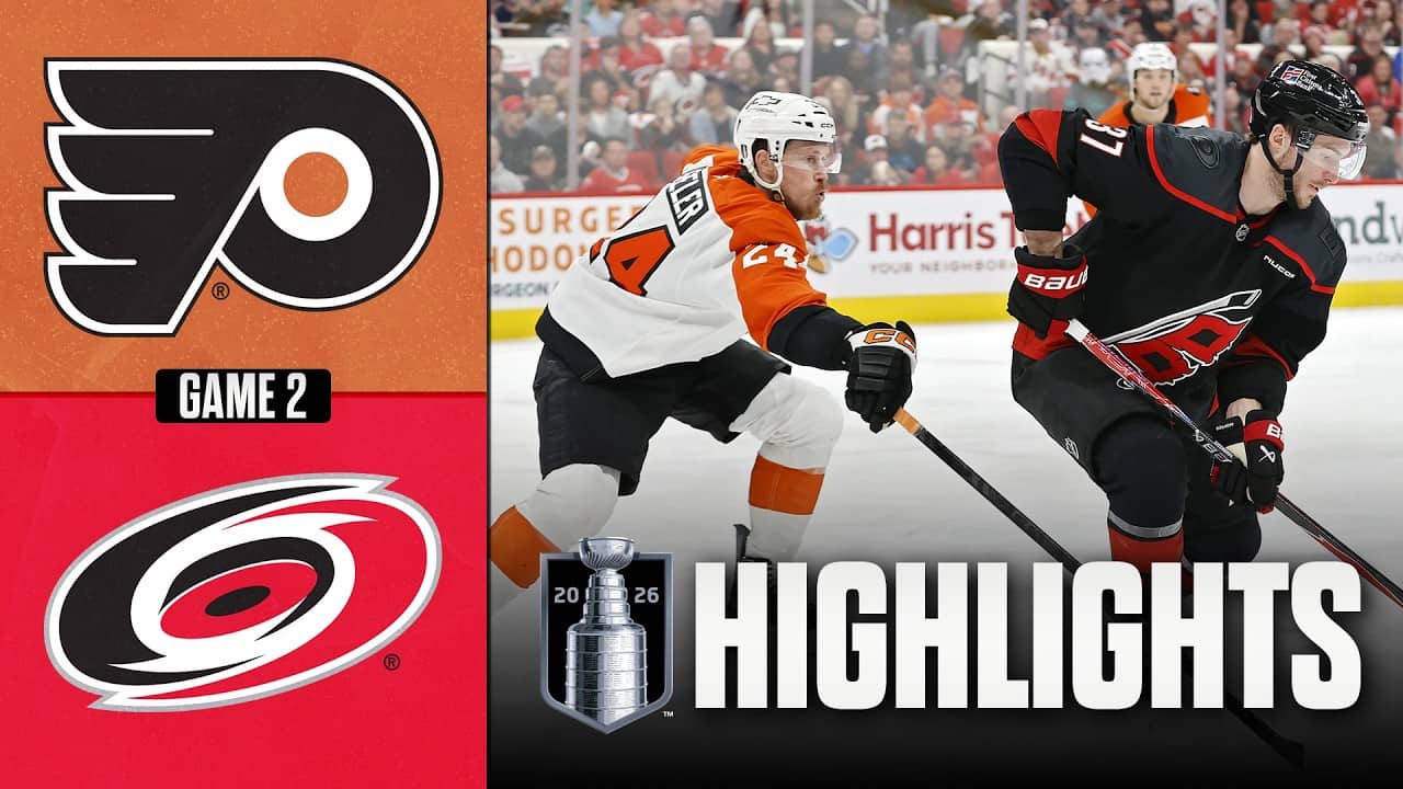 Flyers vs. Hurricanes | NHL Playoff Highlights | Game 2 | May 4, 2026