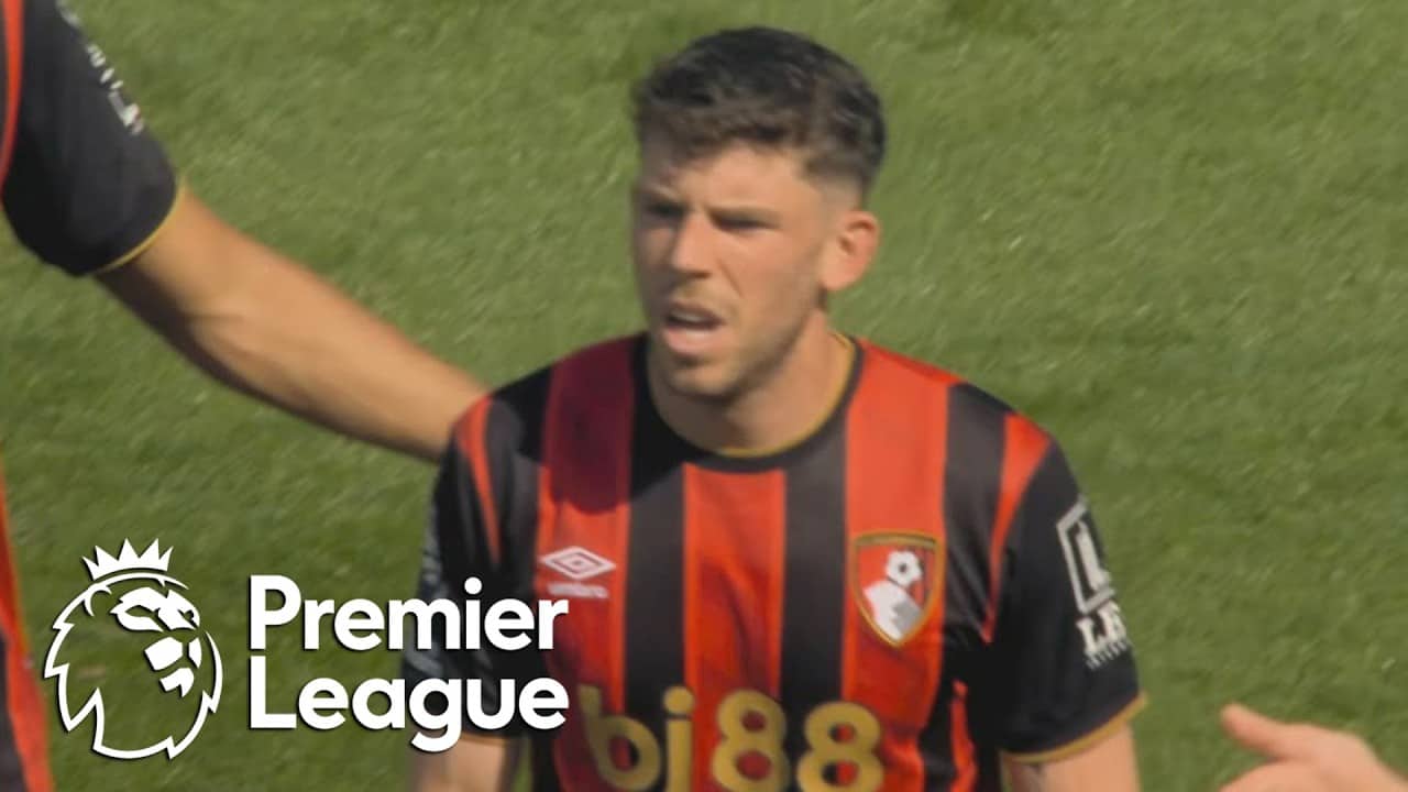 Ryan Christie sent off for harsh challenge on Timothy Castgane | Premier League | NBC Sports
