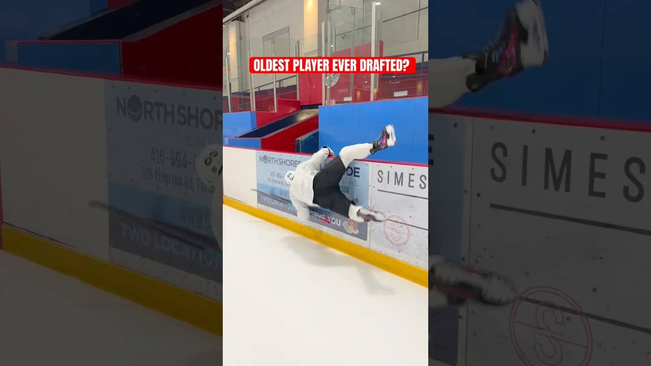 OLDEST PLAYER EVER DRAFTED TO NHL? #hockey #nhl #pavelbarber