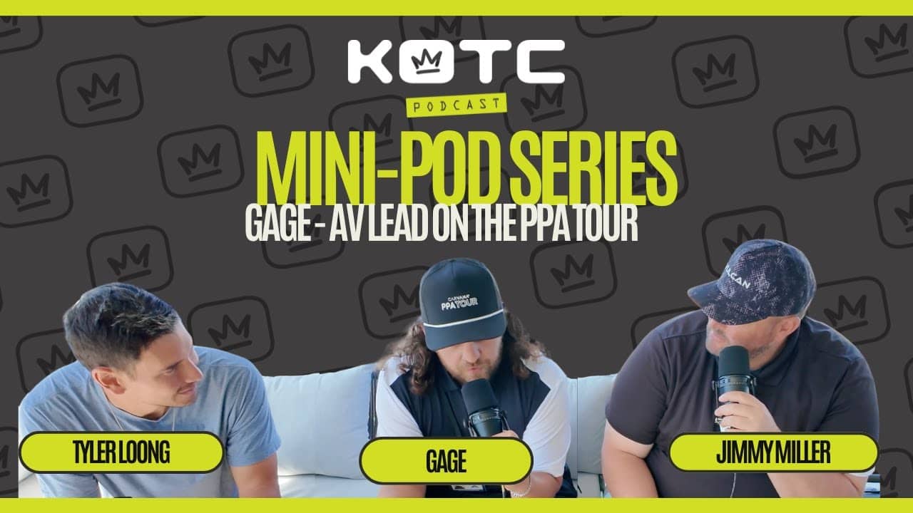 MINI POD SERIES | Gage - AV Lead on the PPA Tour