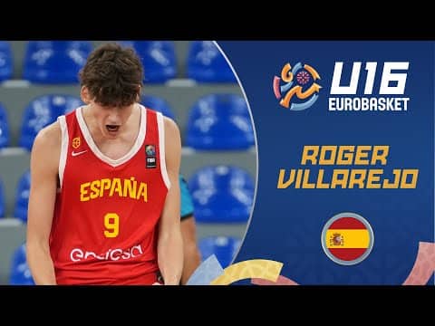 Roger Villarejo 🇪🇸 | Full Highlights | FIBA U16 Eurobasket 2025