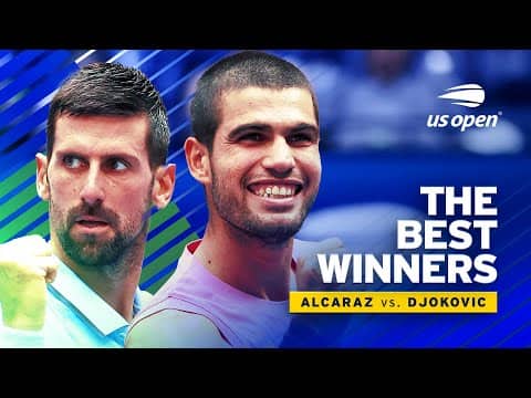 Carlos Alcaraz vs. Novak Djokovic Best Points  | 2025 US Open Semifinal