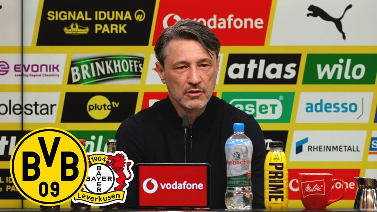 Pressekonferenz mit Kovac & Hjulmand nach BVB - Bayer Leverkusen 0:1