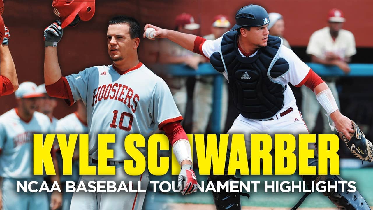 10 minutes of Kyle Schwarber mashing college baseball pitching