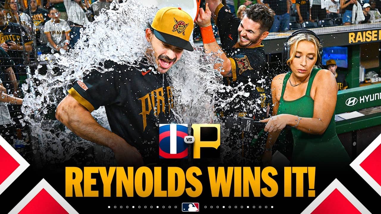 Bryan Reynolds with a walk-off homer on Friday Night Baseball for the Pirates! 🏴‍☠️ | MLB Highlights