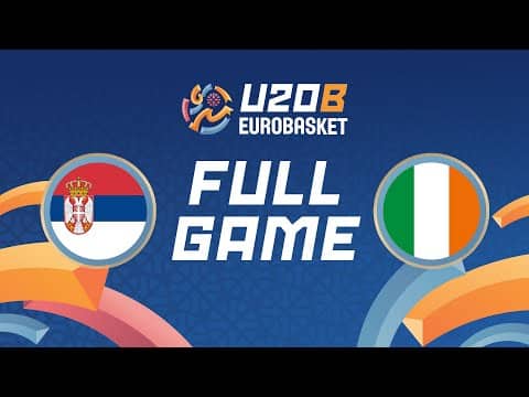 LIVE - Serbia v Ireland | FIBA U20 Women's EuroBasket 2025 Division B | Qualifying Round