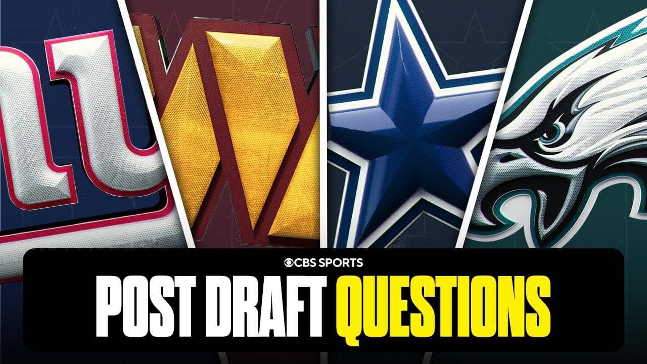 Biggest post-draft questions for every NFC East team 🤔 | Giants, Commanders, Cowboys, Eagles