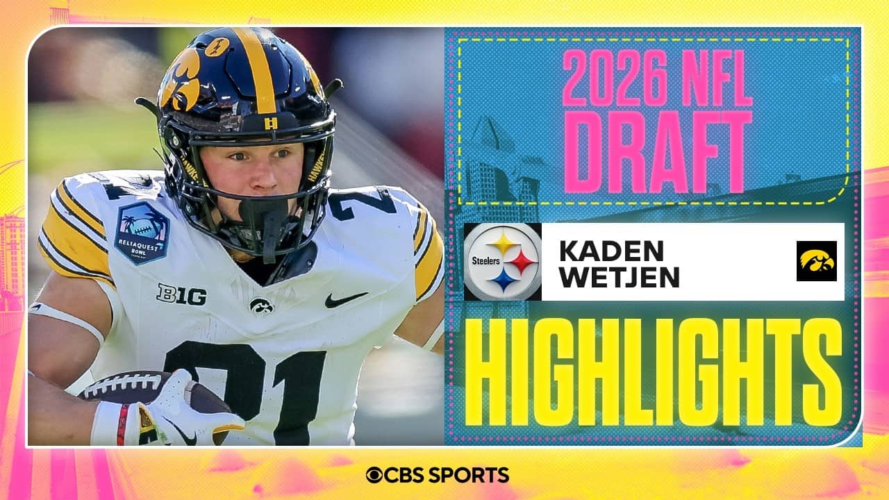 Kaden Wetjen Iowa Highlights | Drafted No. 121 to the Steelers