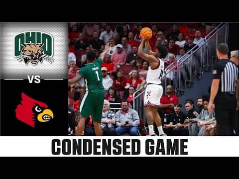 Ohio vs Louisville Condensed Game | 2025-26 ACC Men's Basketball