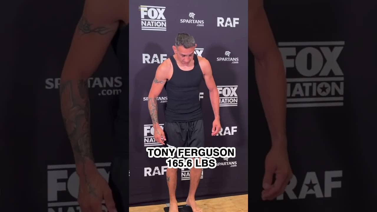Tony Ferguson claims 'NO WEIGHT CUT' for Arman Tsarukyan matchup, makes weight | RAF 10