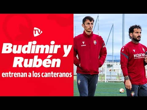Ante Budimir y Rubén García entrenan con los canteranos | Club Atlético Osasuna