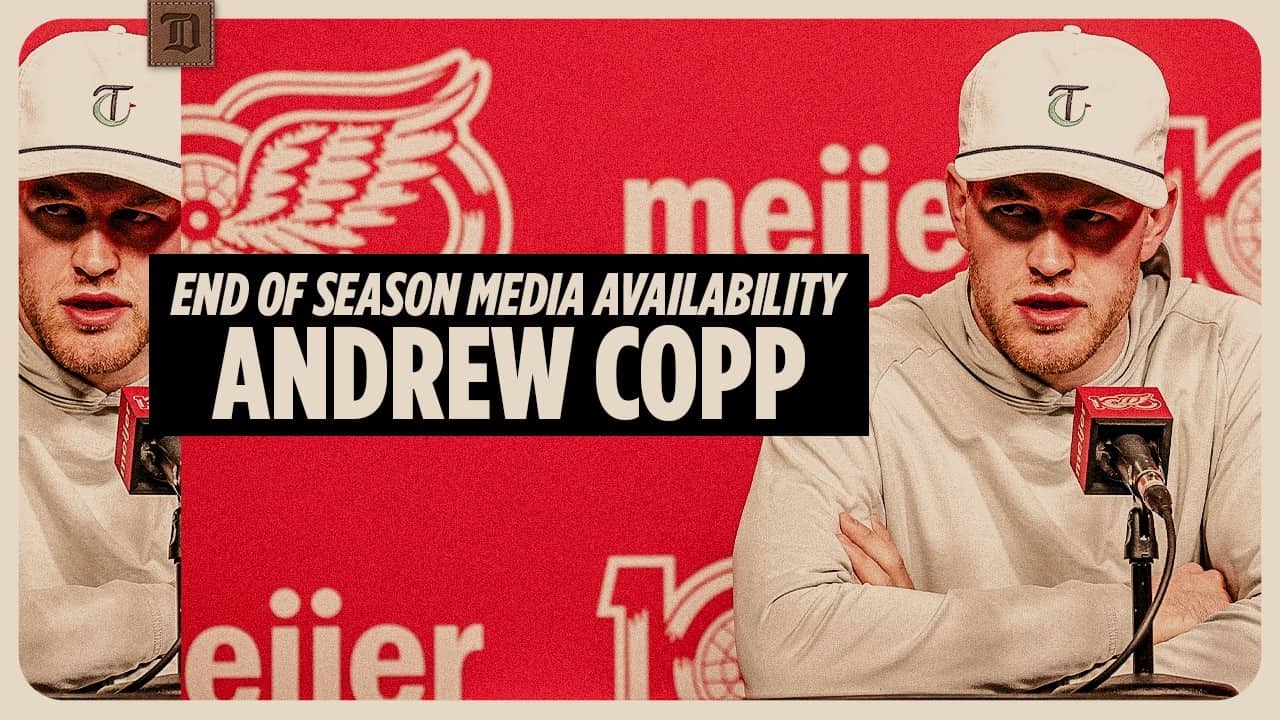 Andrew Copp Detroit Red Wings Season Ending Media | April 17, 2026