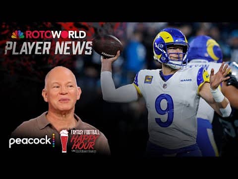 Matthew Stafford was ‘so clutch’ in victory over Panthers | Fantasy Football Happy Hour | NFL on NBC