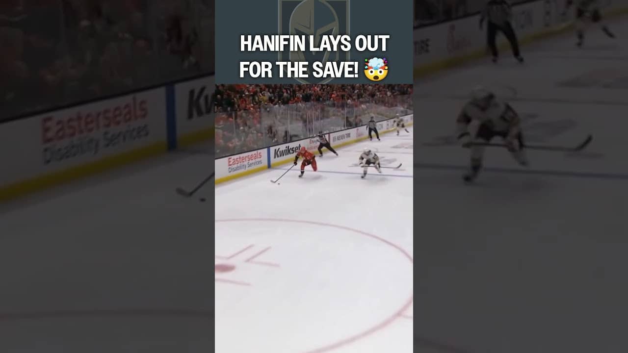 Hanifin With the PERFECT Dive 🤯