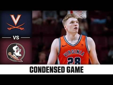 Virginia vs. Florida State Condensed Game | 2025-26 ACC Men's Basketball