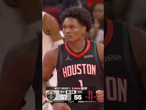 Amen put back, steal, AND dunk 😎 #rockets