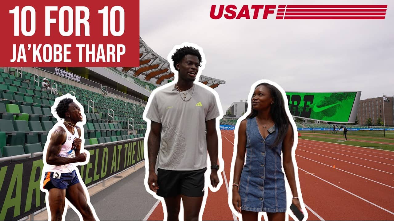 World Record Holder Ja'Kobe Tharp Goes 10 for 10 | Auburn, Record Holders & What's Next | USATF