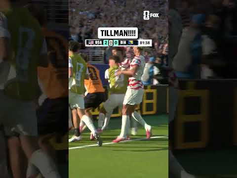 MALIK TILLMAN FREE KICK GOLAZO AND THE USMNT IS UP 2-0