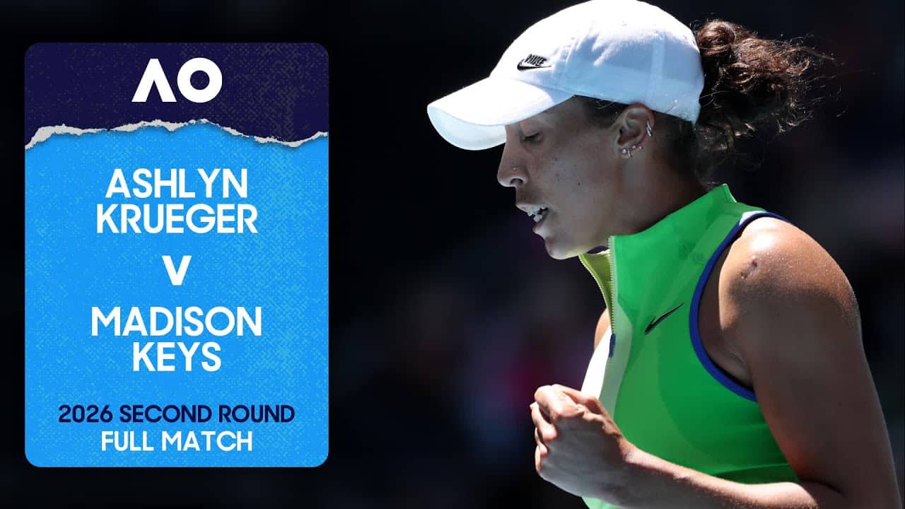 Ashlyn Krueger v Madison Keys Full Match | Australian Open 2026 Second Round