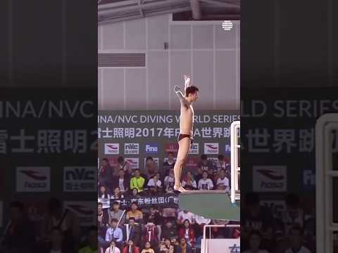 Gold Medal Winning Dive Performance By Aisen Chen #dive #diving #AisenChen #goldmedal