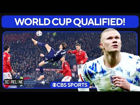 World Cup Droughts ENDED | Scotland Qualify | Haaland leads Norway to 2026 World Cup | Scoreline