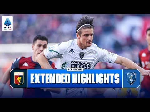 Genoa vs. Empoli: Extended Highlights | Serie A | CBS Sports Golazo
