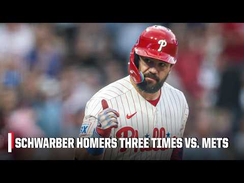 Kyle Schwarber homers three times, now up to 28 on the season | ESPN MLB